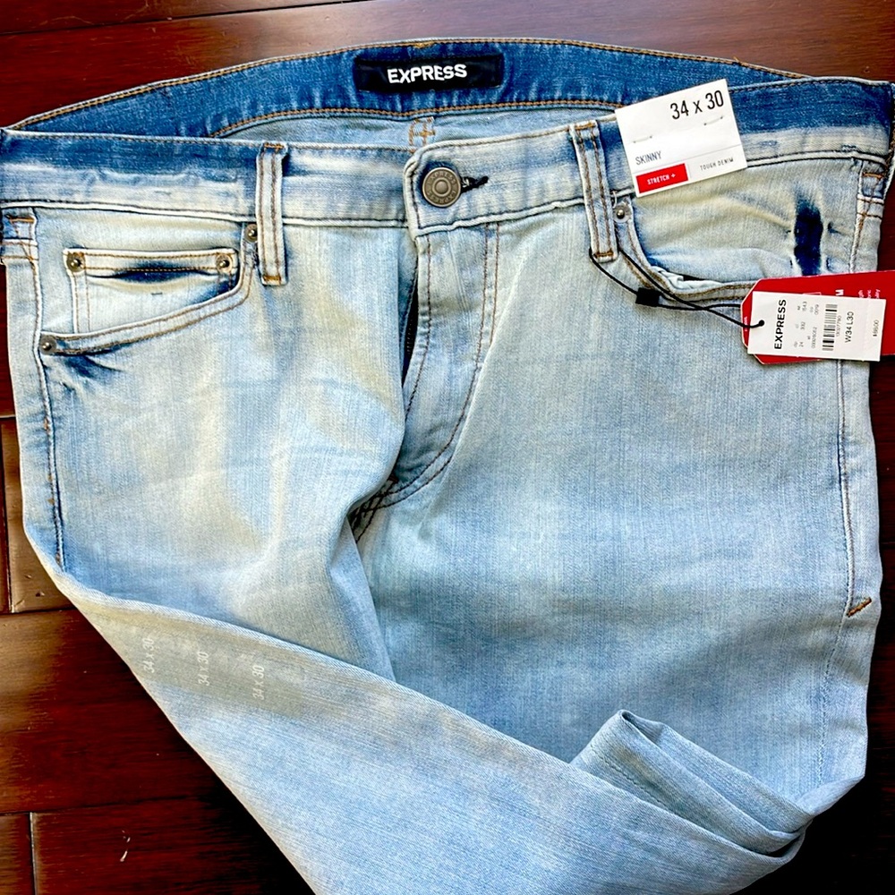 Express skinny stretch tough Denim